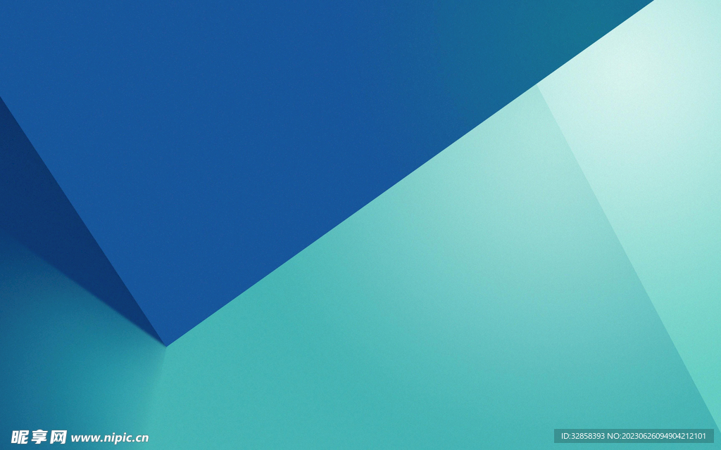 绿色渐变几何抽象背景