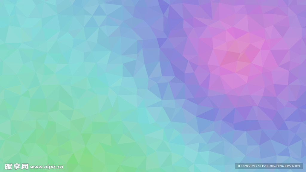 紫色绿色渐变几何抽象背景