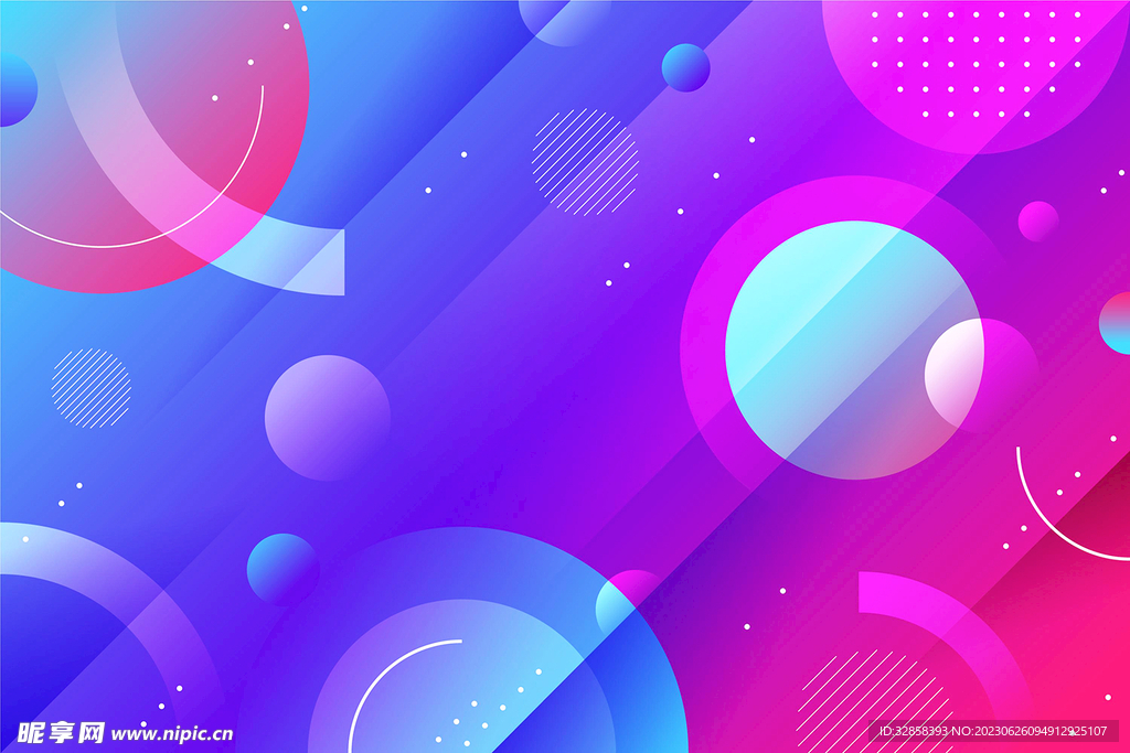 炫彩3d扭曲科技感抽象背景