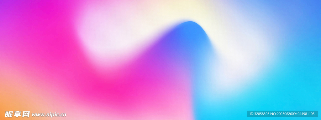 彩色发光模糊科技抽象线条背景