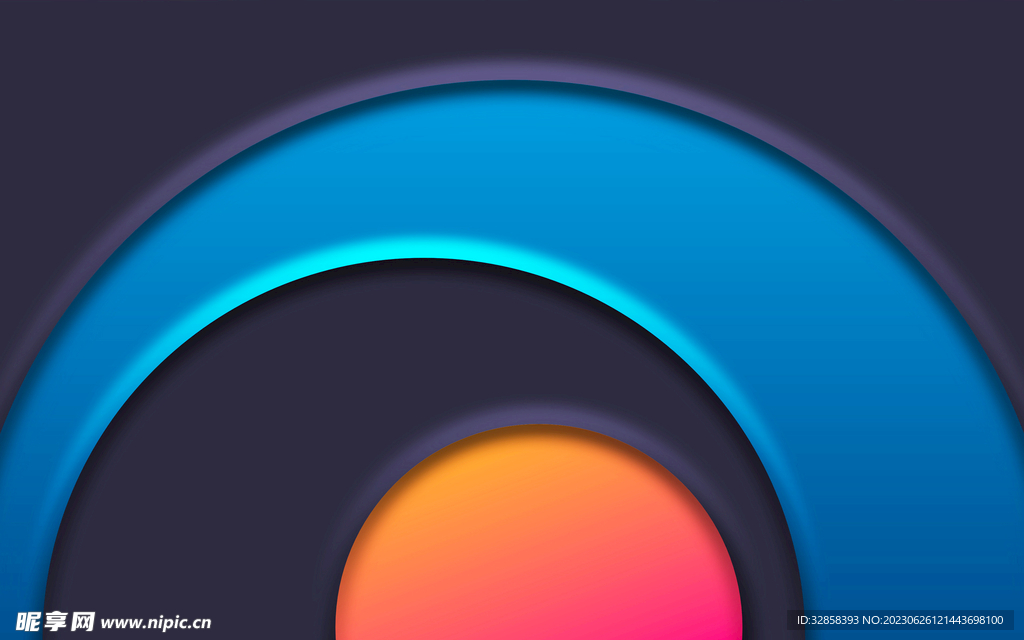 彩色3d流体渐变科技线条背景