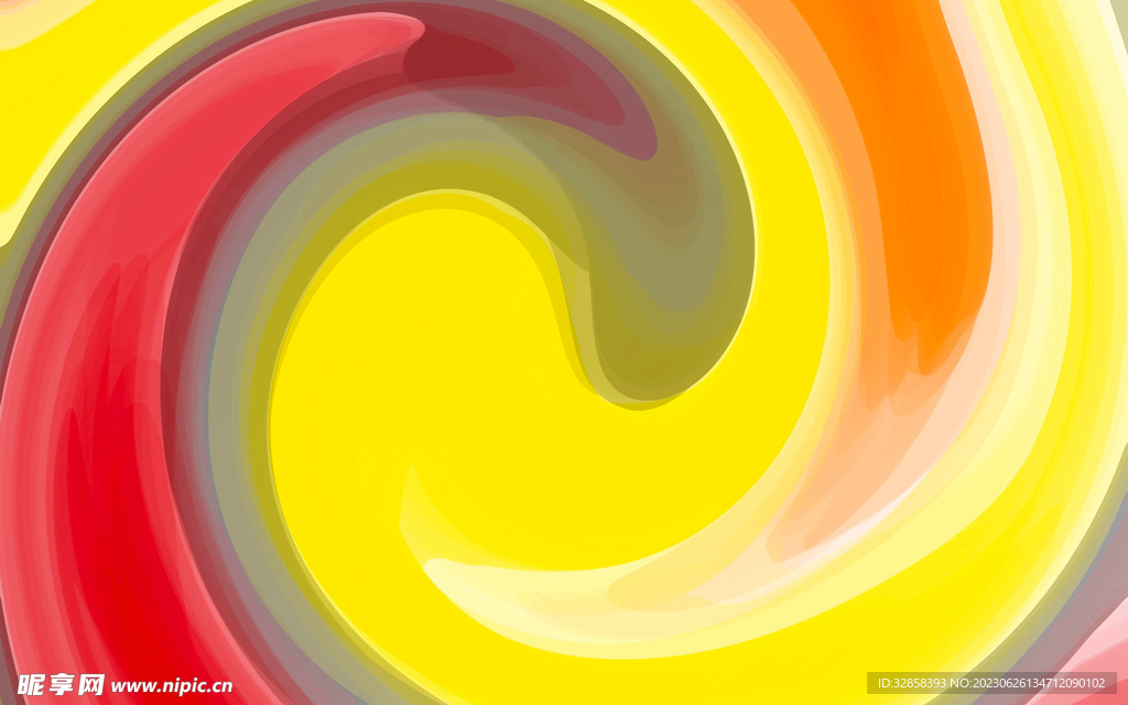 黄色渐变抽象科技线条背景