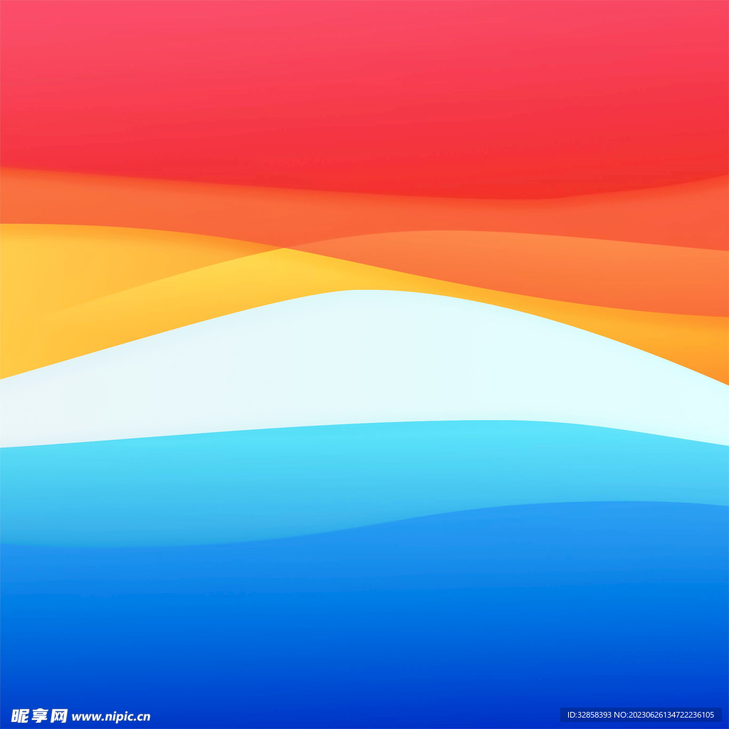 彩色渐变抽象科技线条背景