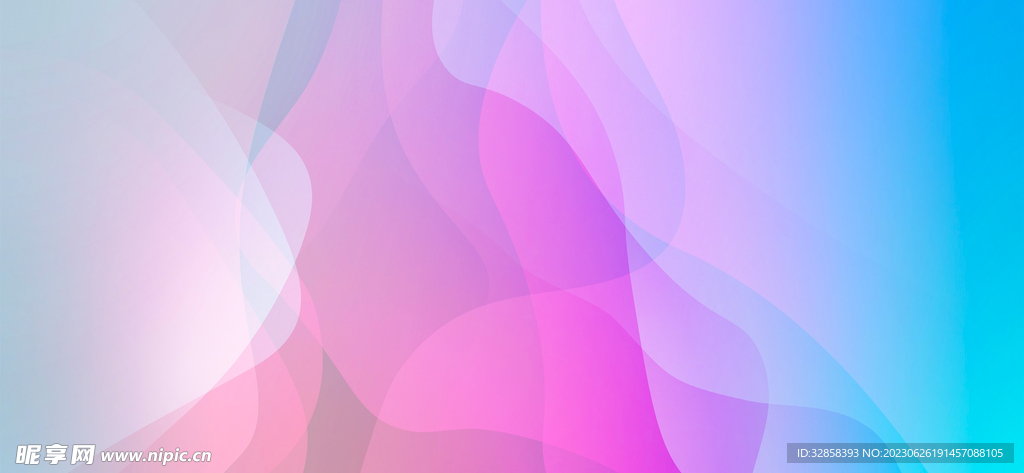 炫彩渐变抽象科技线条背景