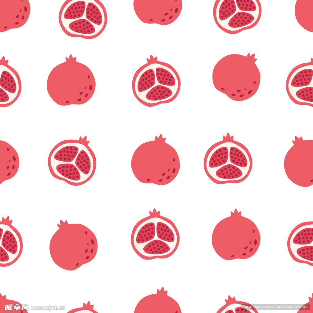 石榴图案