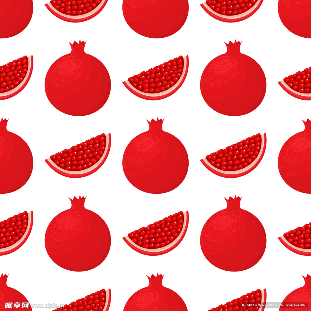 石榴图案