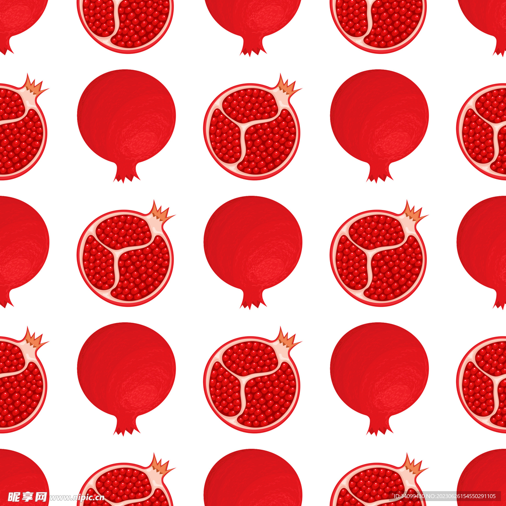 石榴图案