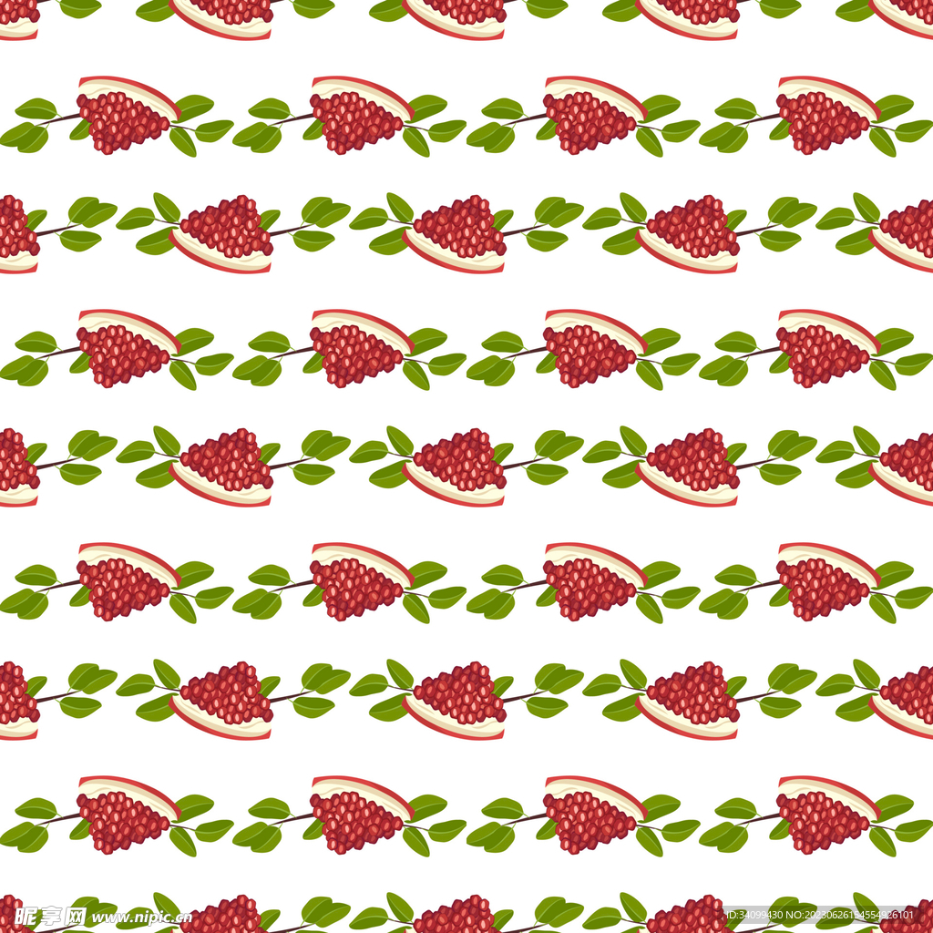石榴图案