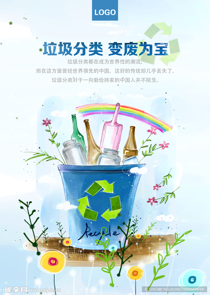 社区垃圾分类宣传栏