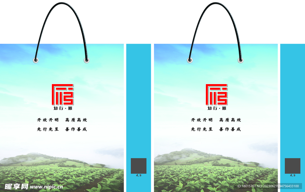 企业手提袋 高端大气包装袋