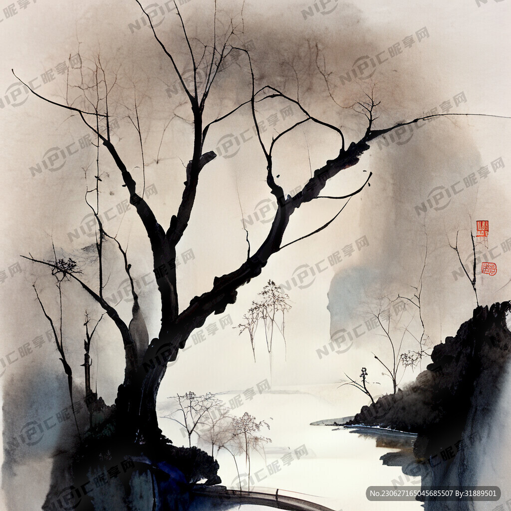 枯藤 老树 昏鸦 小桥 流水