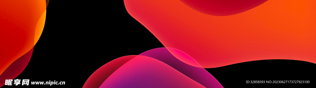 红色渐变抽象科技线条背景