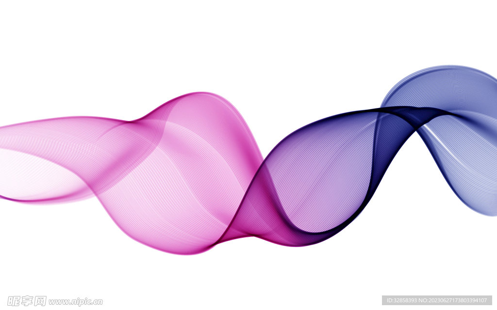 彩色渐变抽象科技线条背景