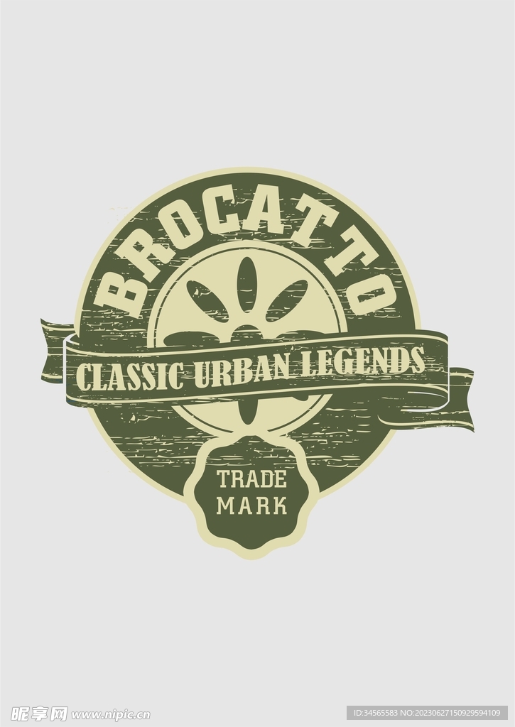 美式复古英文设计