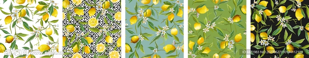 柠檬背景
