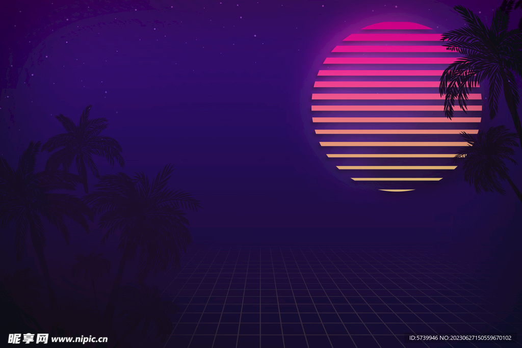 绚丽酒吧歌舞表演节目舞台背景图