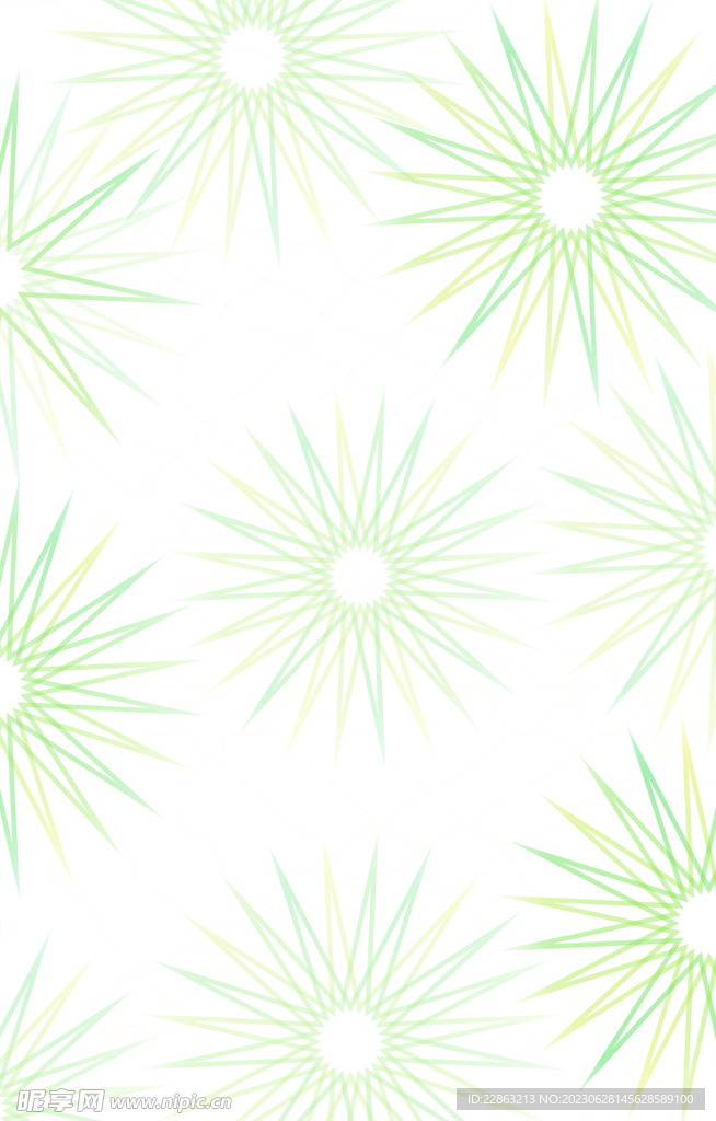 小清新绿色花边底纹纹路