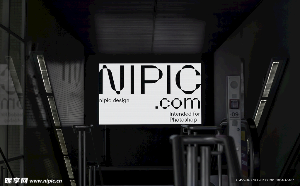 户外广告牌样机