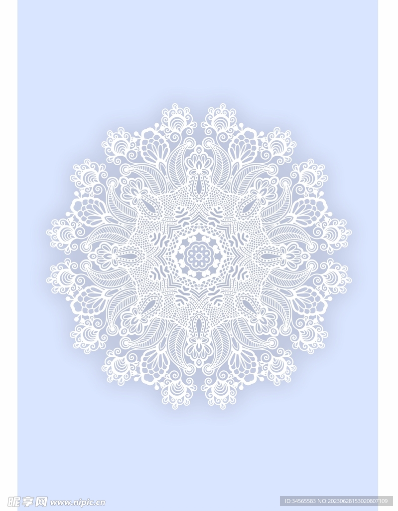 花边绣花蕾丝图案