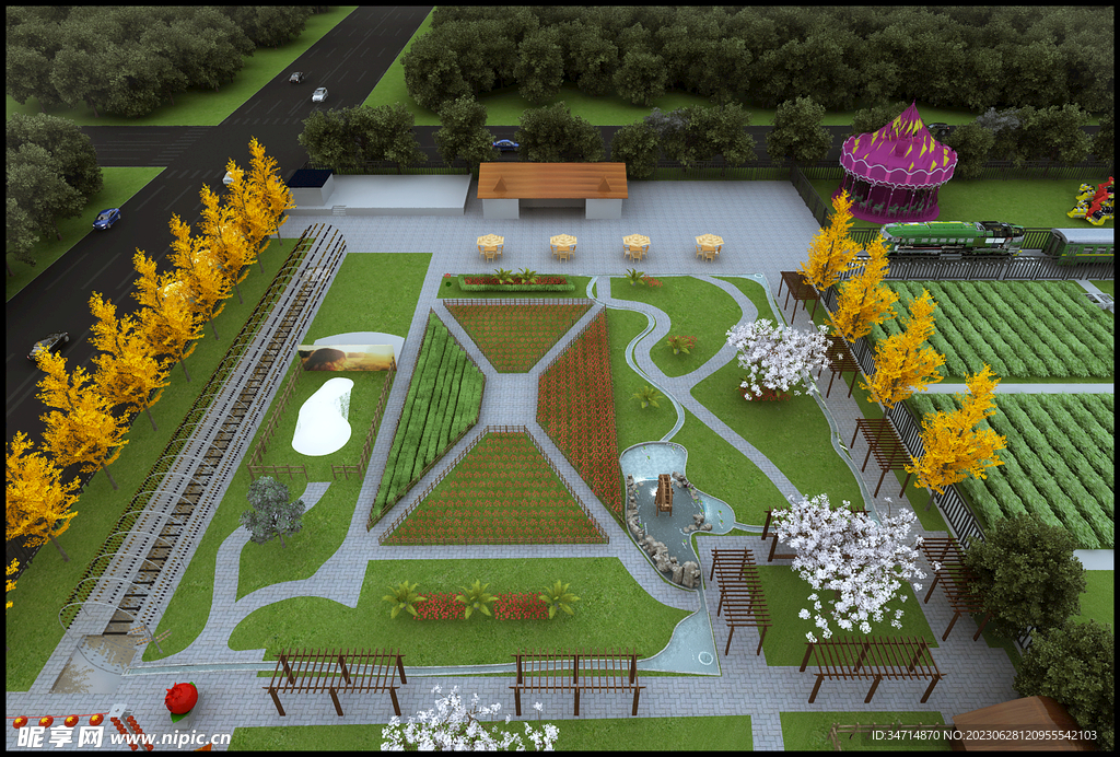 城市菜园效果图