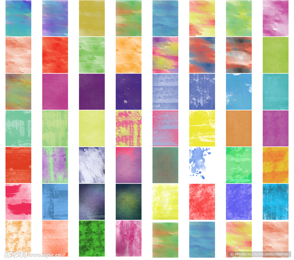60张水彩背景