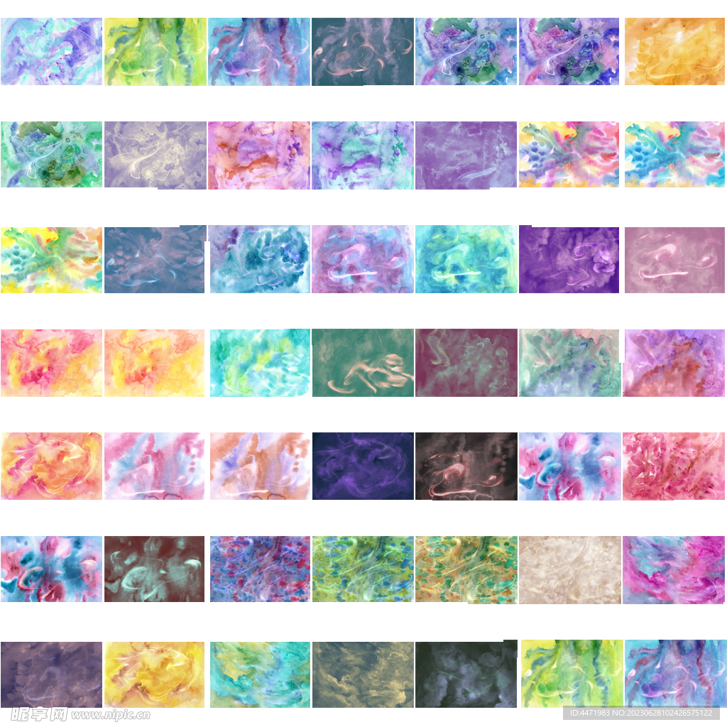 47张水彩背景