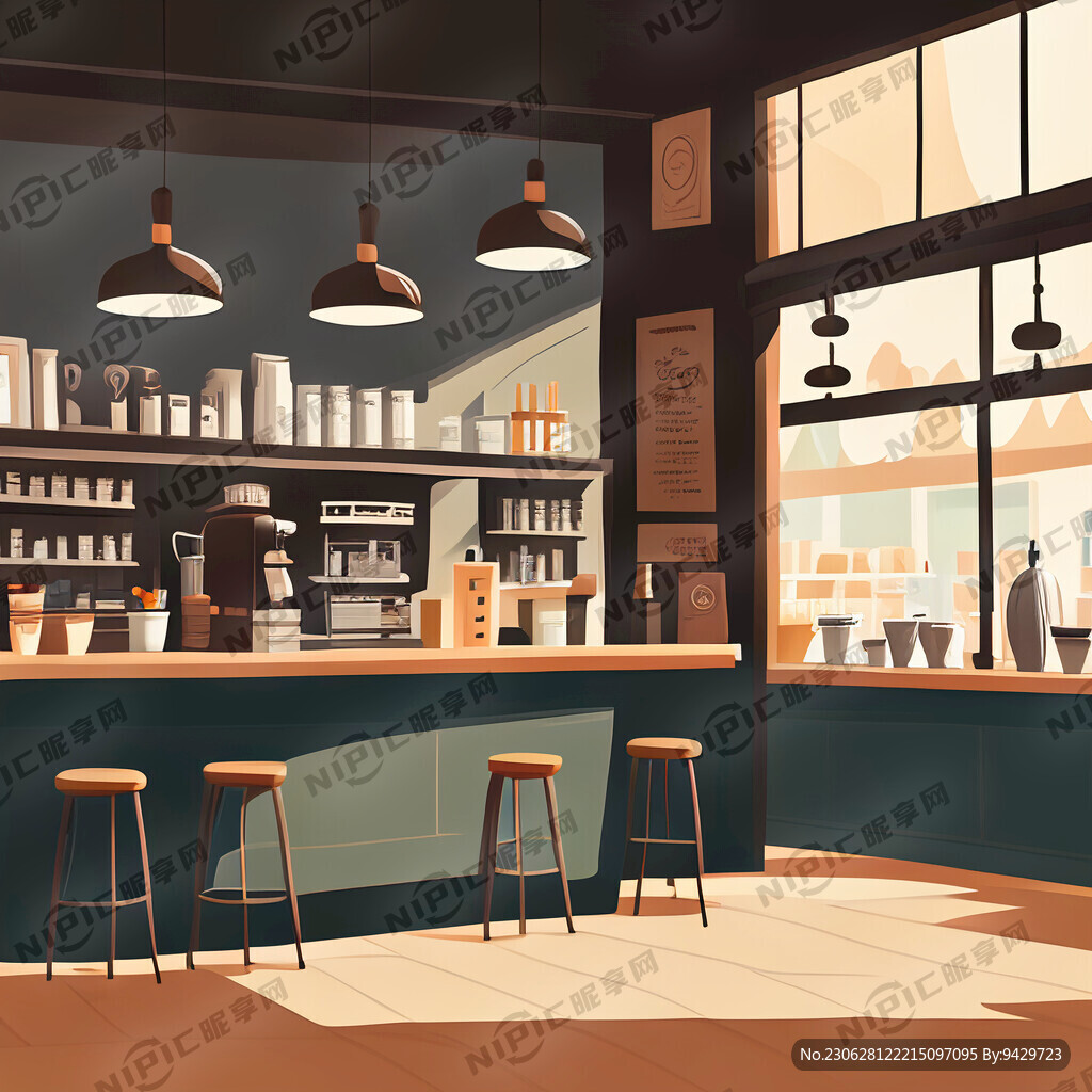 咖啡店开业海报