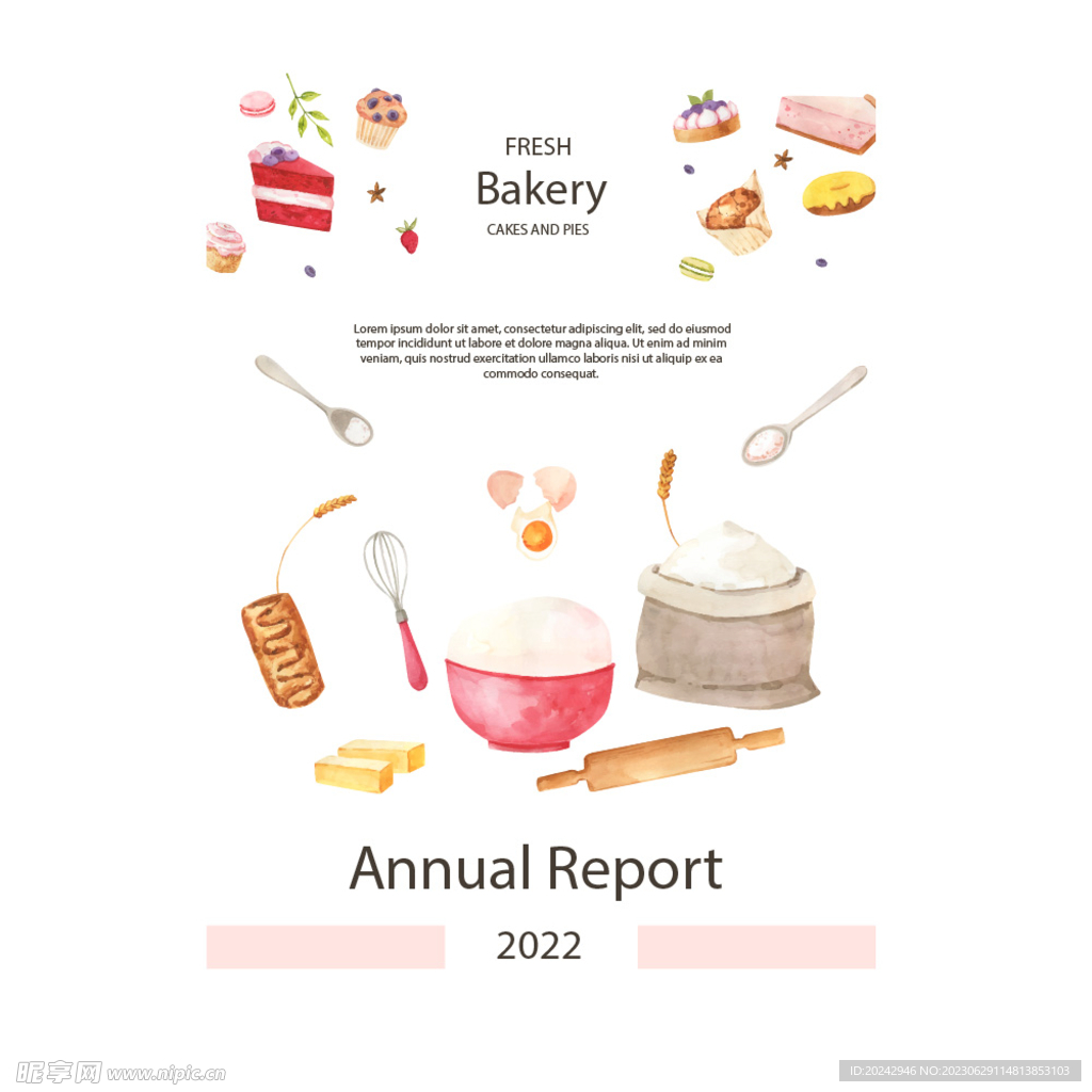 面包店宣传海报 