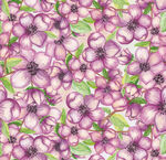 手绘彩绘数码印花无缝拼接花草