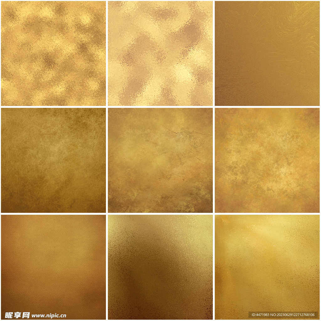 9张金色背景 