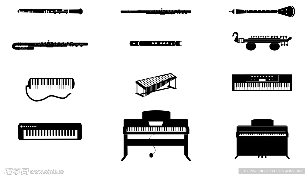 乐器矢量图