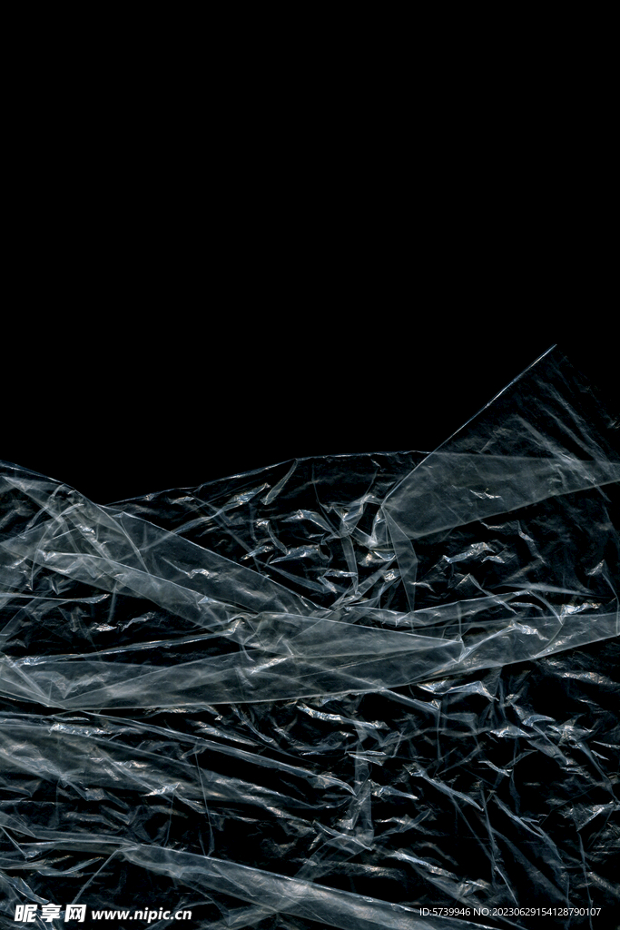 透明塑料袋纹理素材