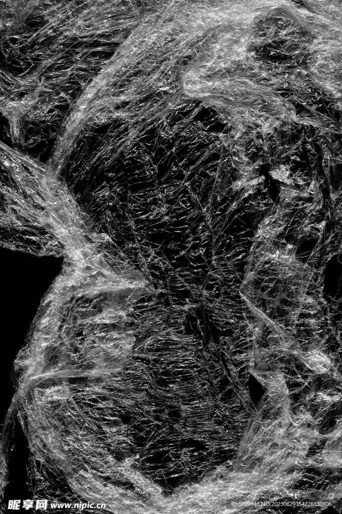 透明塑料袋纹理素材