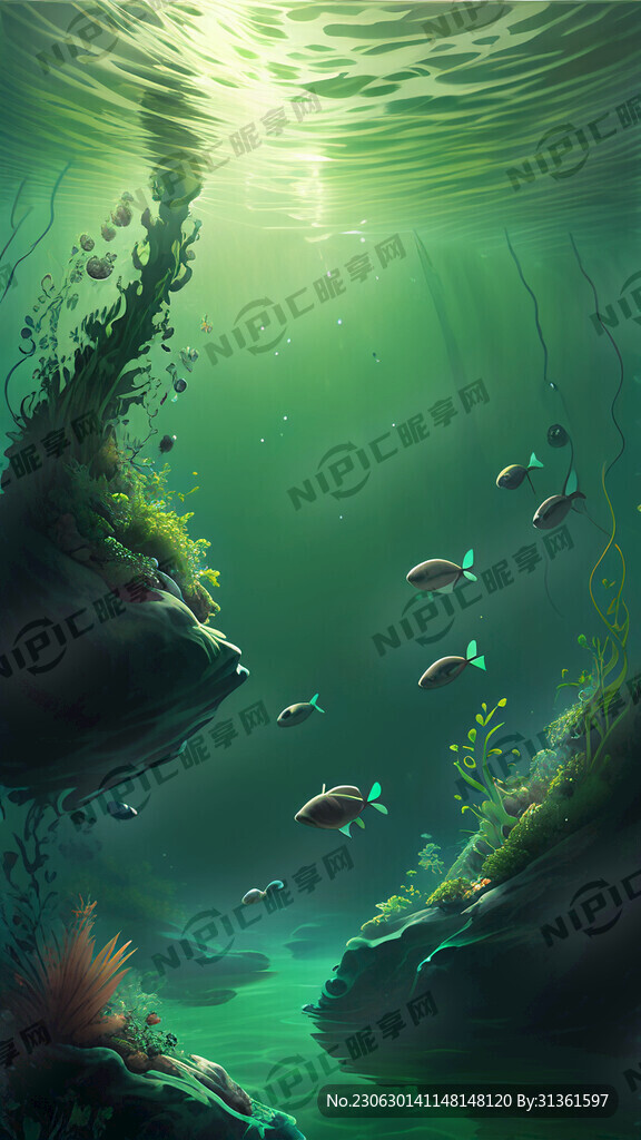 水之韵 水底世界 能见度高