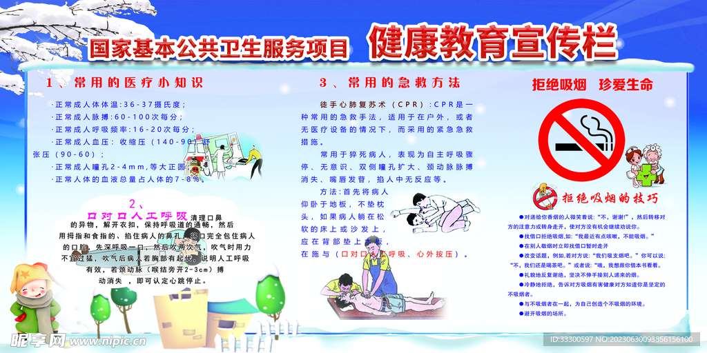 健康教育宣传栏