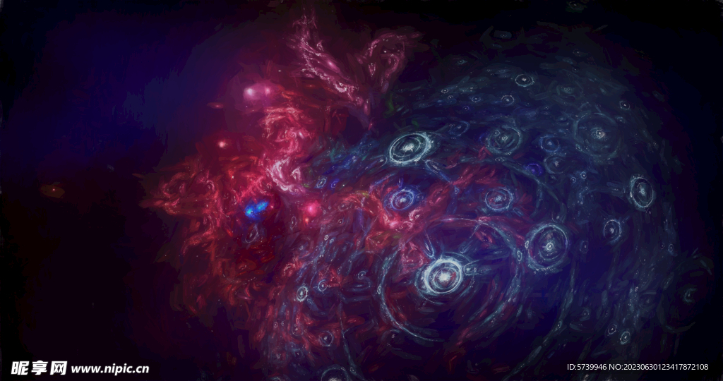 炫彩粒子光线光效舞台背景