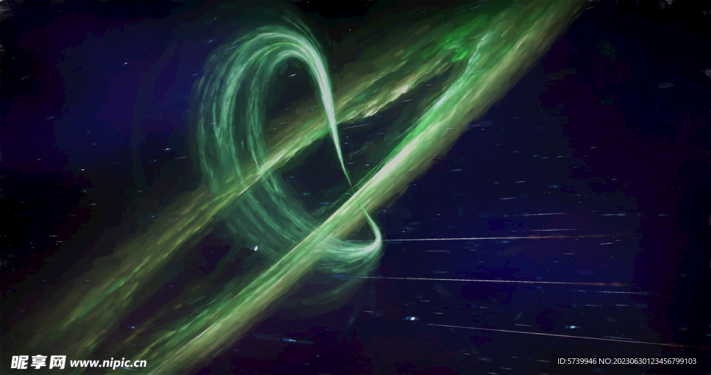 炫彩粒子光线光效舞台背景