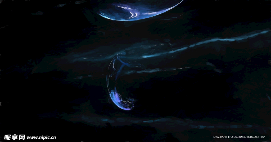 炫彩粒子光线光效舞台背景