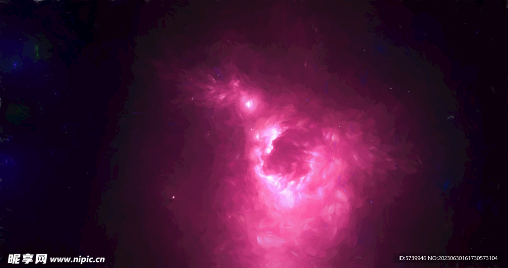 炫彩粒子光线光效舞台背景