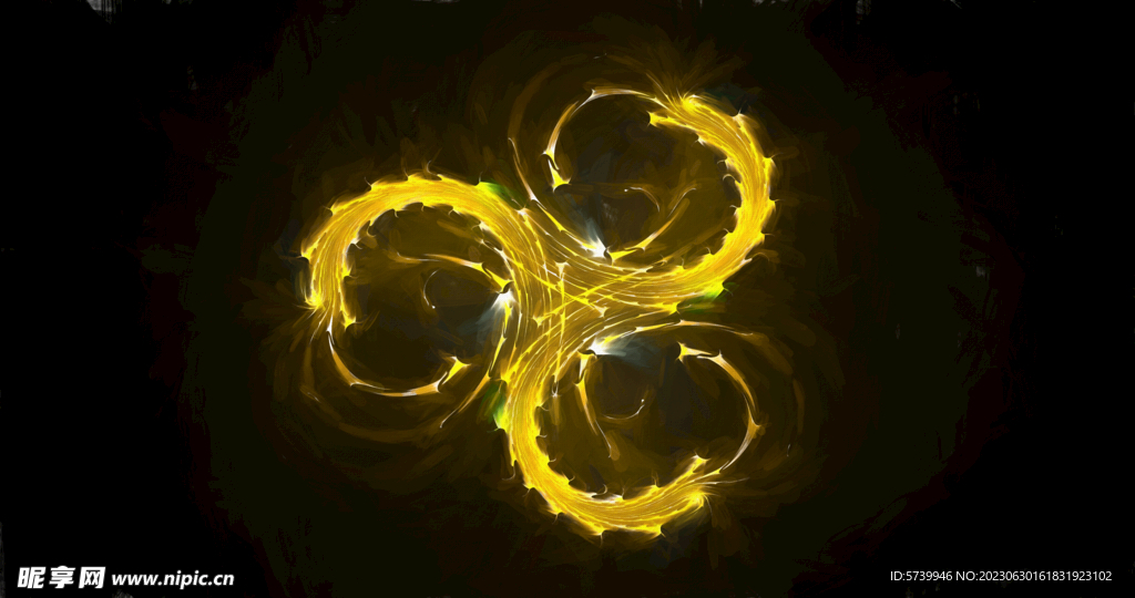 炫彩粒子光线光效舞台背景