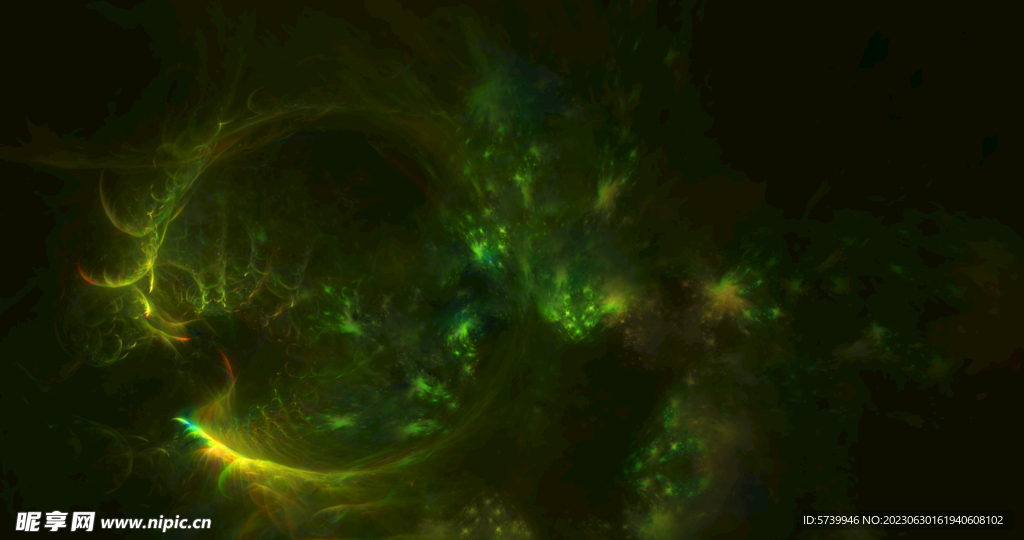 炫彩粒子光线光效舞台背景