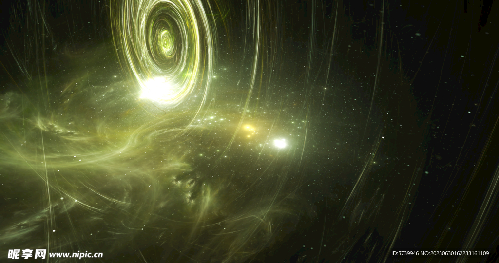 炫彩粒子光线光效舞台背景