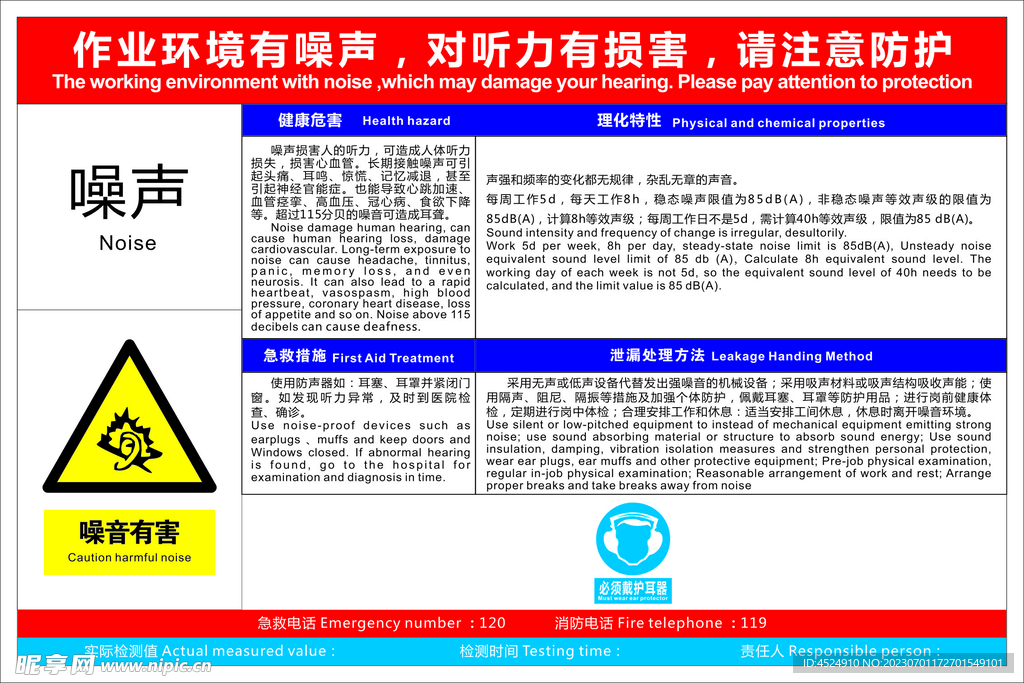 职业危害告知卡