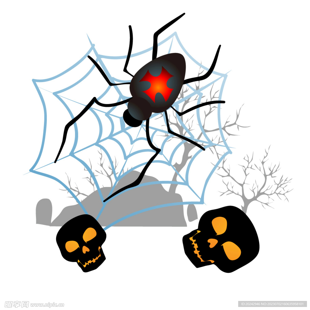 万圣节蜘蛛