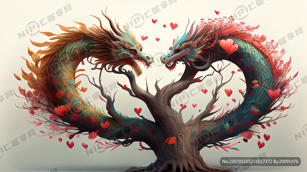 龙和凤爱情十四颗树