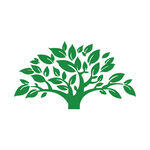 森林节约能源树木纸张矢量