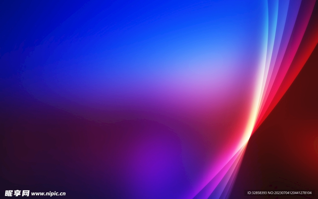 炫彩渐变抽象科技线条背景