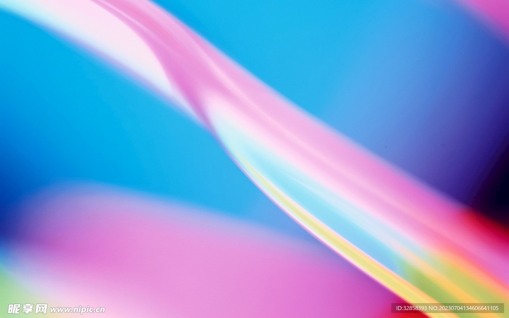 炫彩渐变抽象科技线条背景