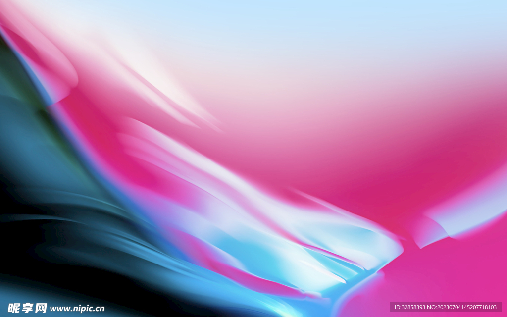 炫彩渐变抽象科技线条背景