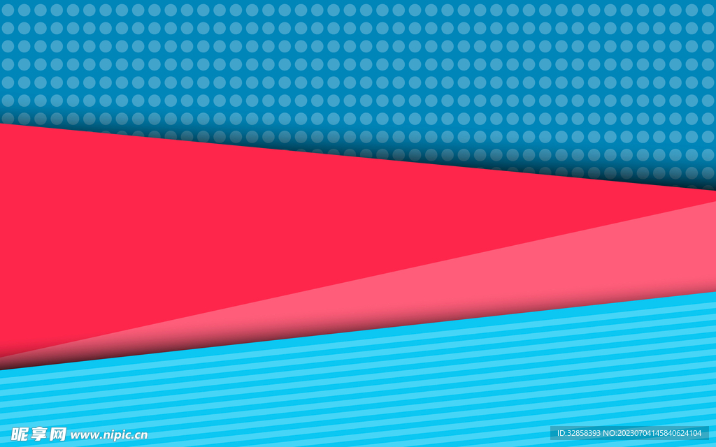 撞色不规则几何渐变抽象背景